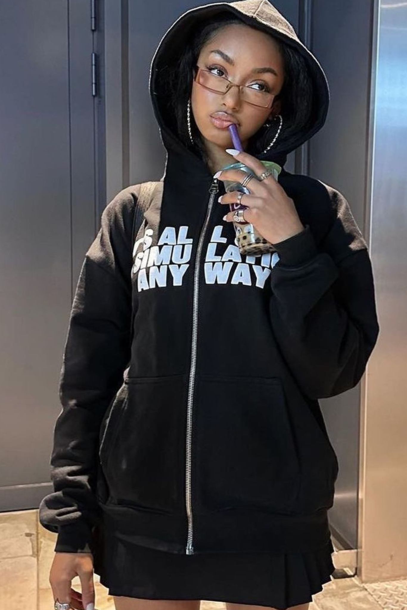 In the simulation discount hoodie